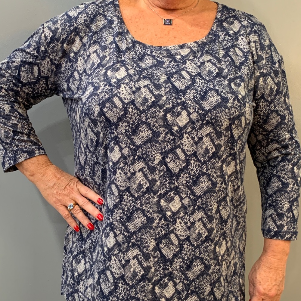 New Directions Studio line, 3/4 sleeve tunic, XL